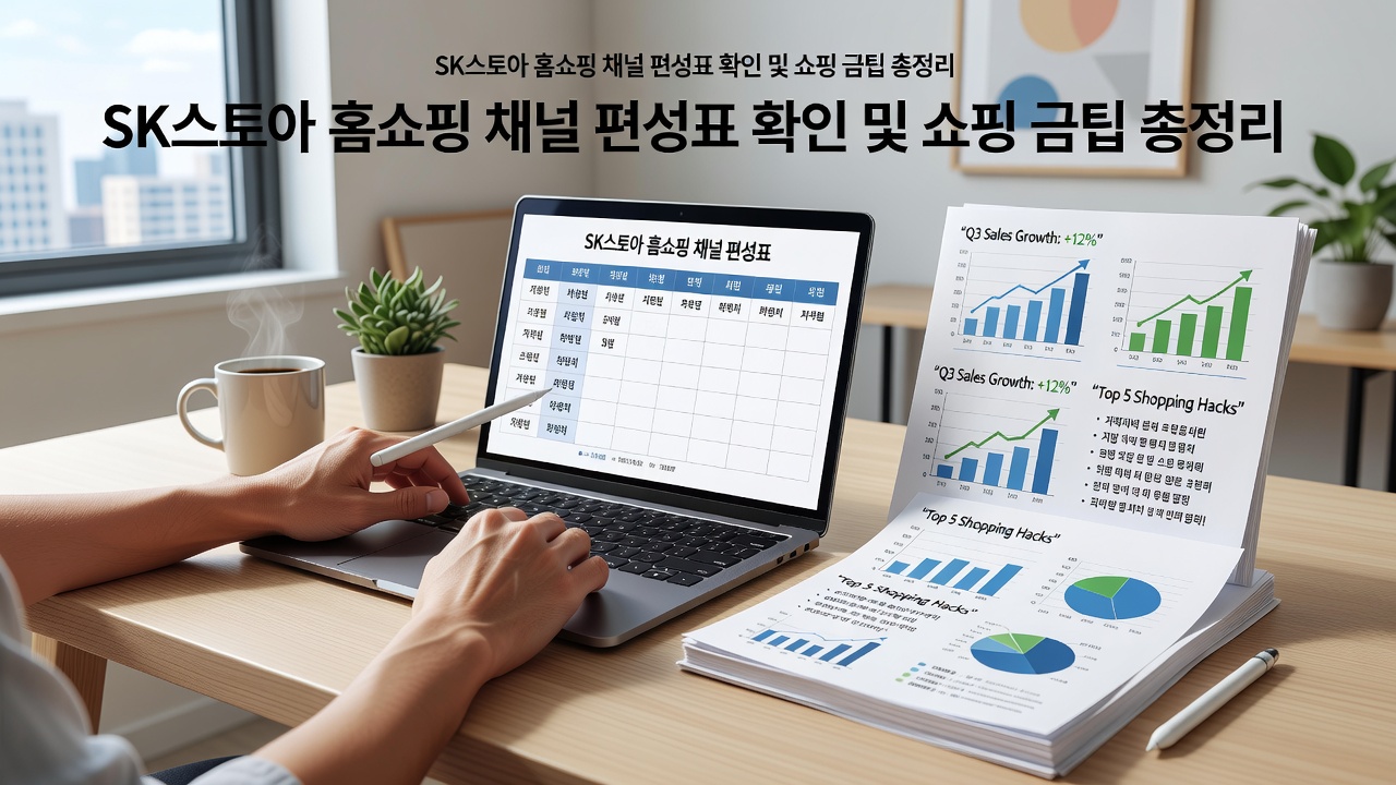 SK스토아 홈쇼핑 채널 편성표 확인 및 쇼핑 꿀팁 총정리 본문 이미지