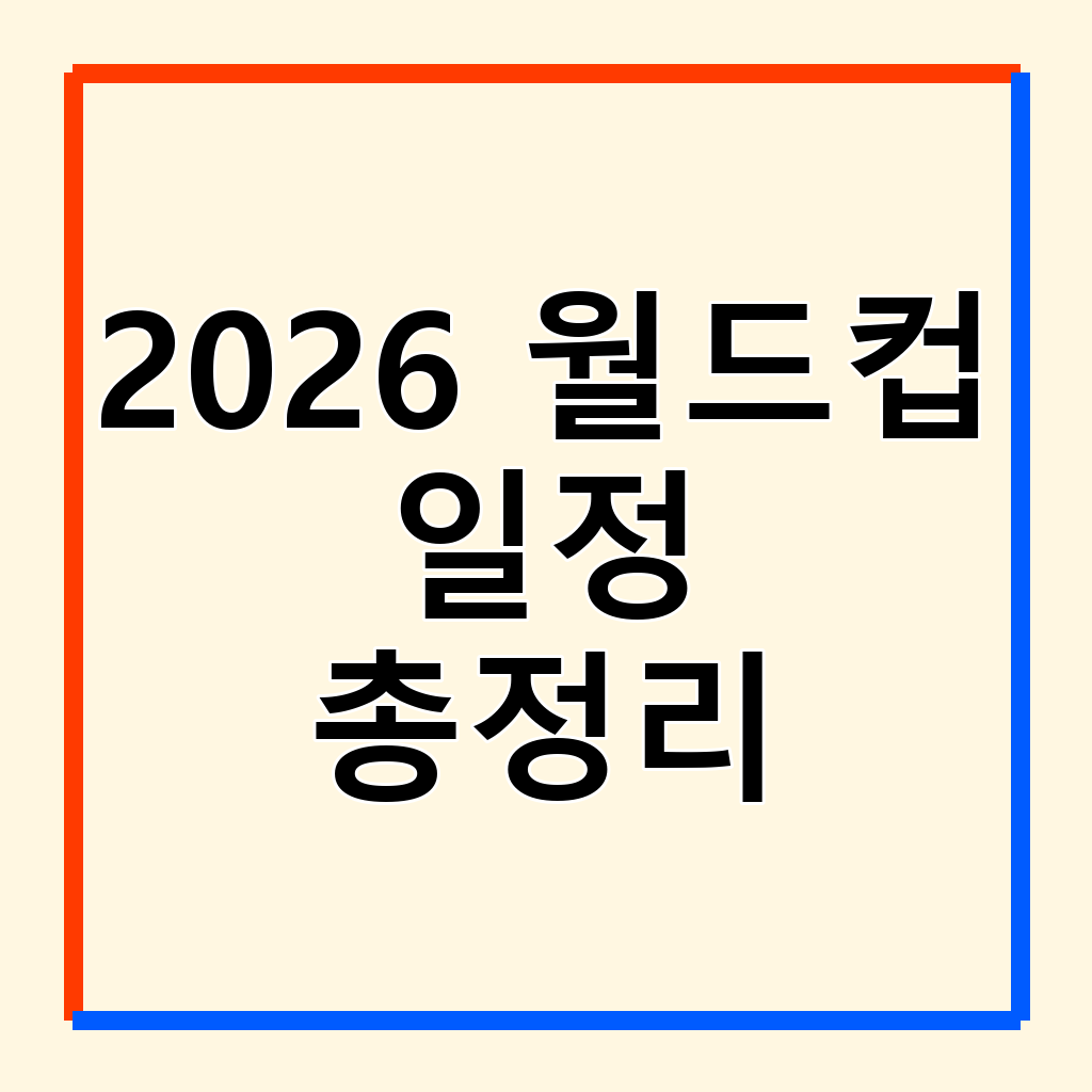 2026 북중미 월드컵: 시차 극복하고 경기 다시보기 완벽 가이드