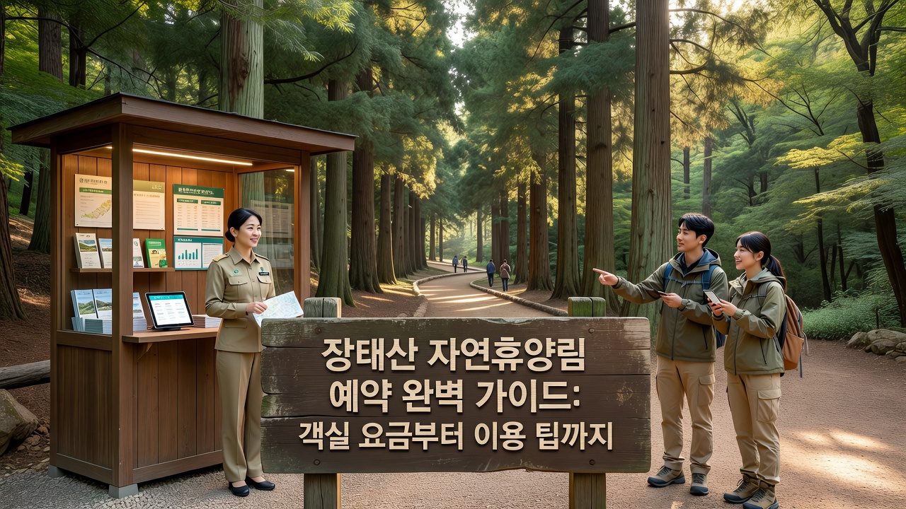 장태산 자연휴양림 예약 완벽 가이드: 객실 요금부터 이용 팁까지 본문 이미지